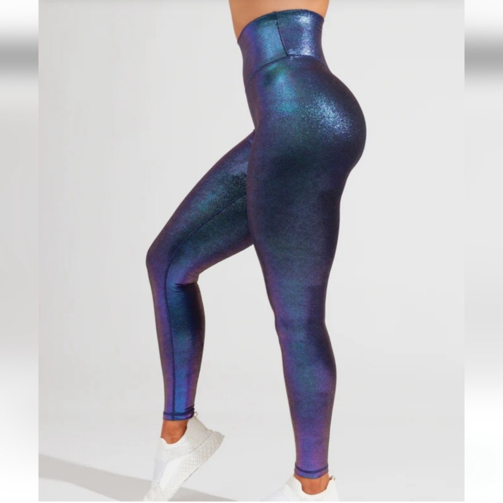 BuffBunny Rebel holographic mood ring leggings - Picture 3 of 9